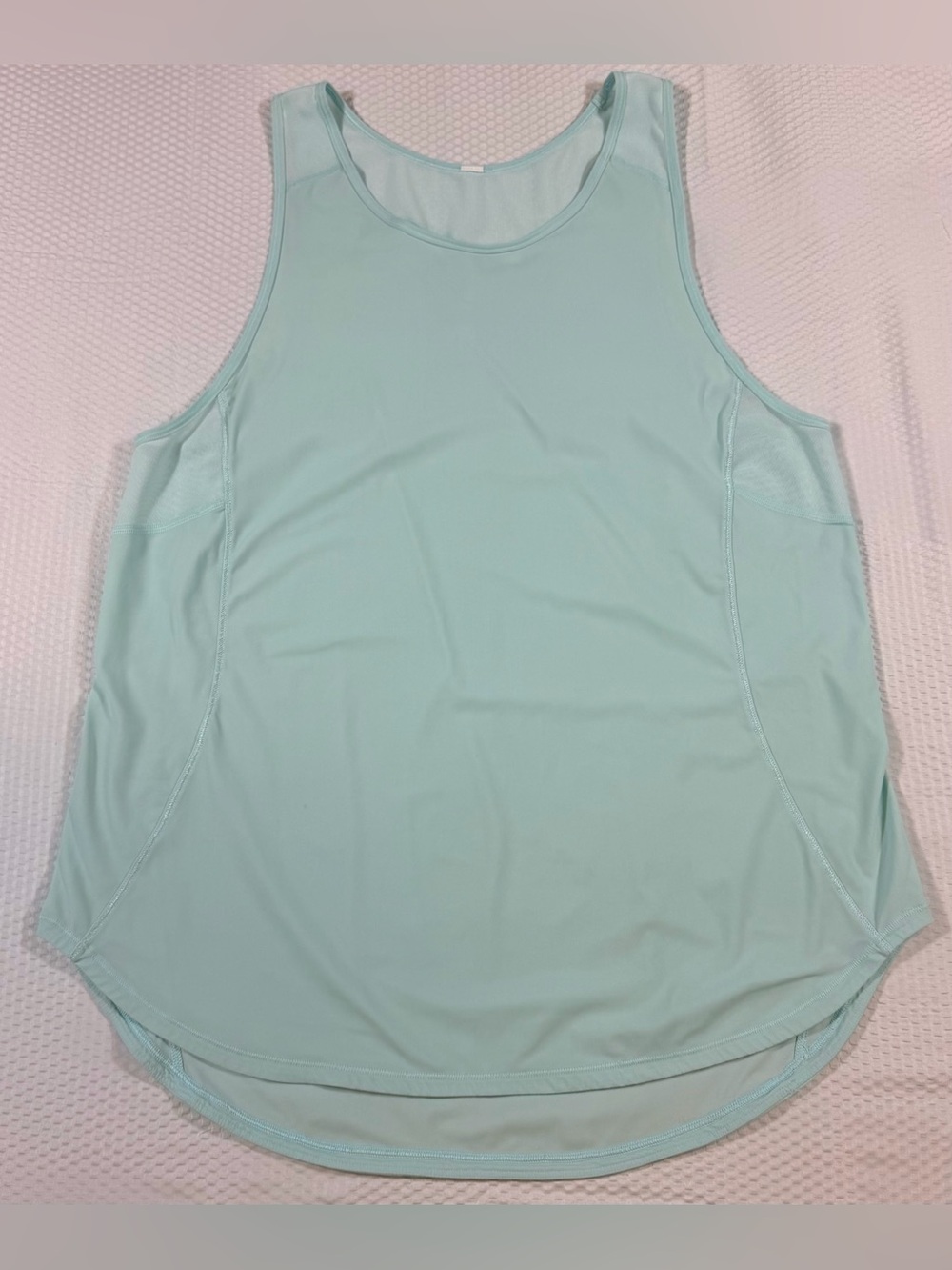 Lululemon Sculpt Tank Women’s Size 8 Light Blue/Mint Mesh Back Running Workout